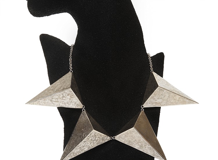 Sandy Baker’s ‘Pyramids’ necklace at F.I.T. Museum