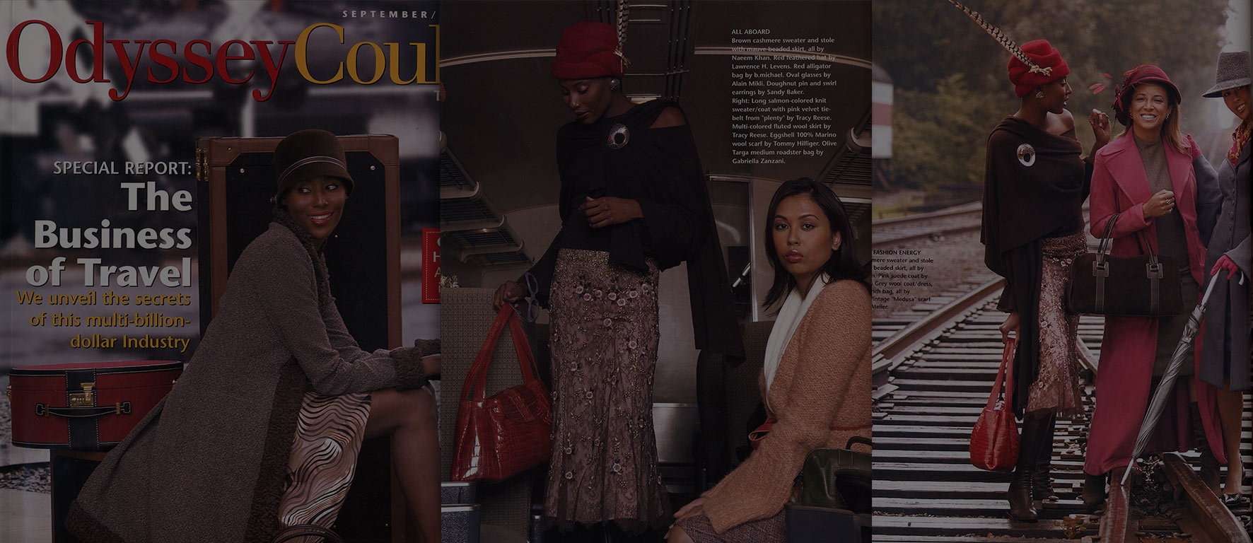 Sandy Baker designs in OdysseyCouleur magazine