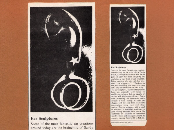 Sandy featured in Encore American and World News. She started the double-pierced ear trend.