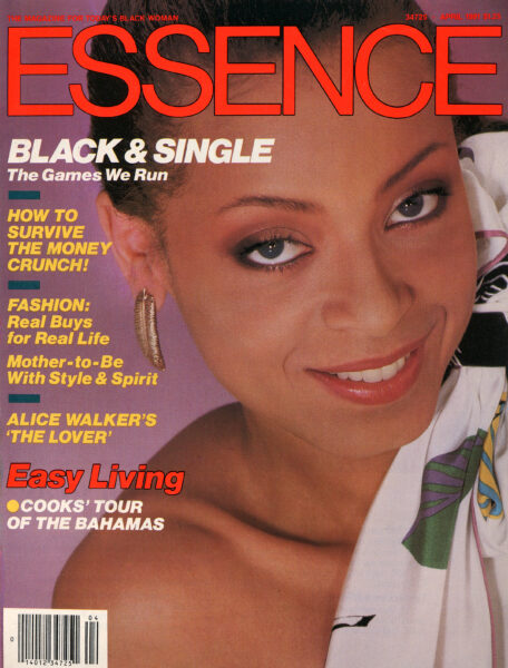 QUILL Earrings on the cover of Essence, April 1981.