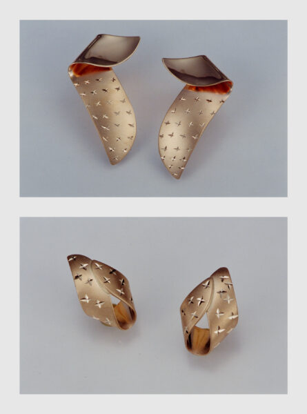 STARLIGHT Collection earrings in all gold.